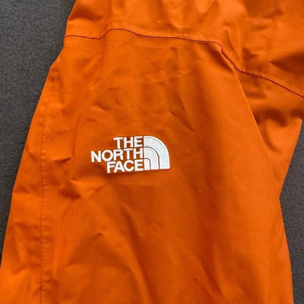 The North Face Mens Freedom Bib Orange DryVent Snow Pants Short Small